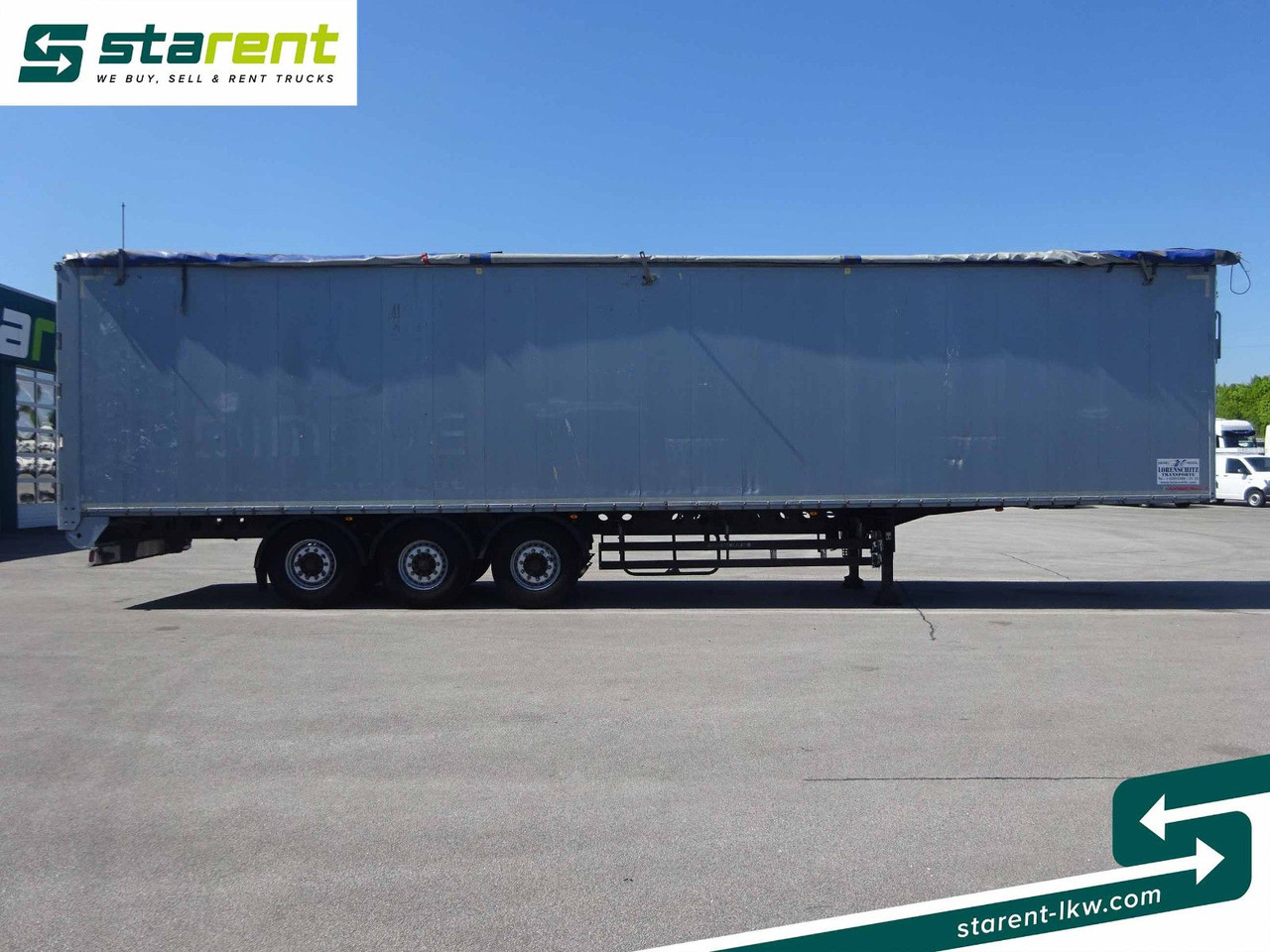 Schwarzmüller Schubbodenauflieger, 92 m³, Funkfernbedienung - Walking floor semi-trailer: picture 4 Schwarzmüller Schubbodenauflieger, 92 m³, Funkfernbedienung - Walking floor semi-trailer: picture 4