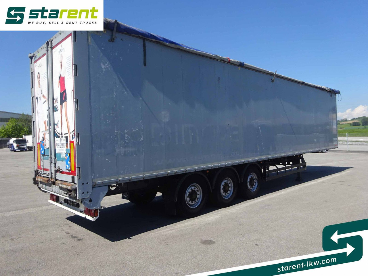 Schwarzmüller Schubbodenauflieger, 92 m³, Funkfernbedienung - Walking floor semi-trailer: picture 5 Schwarzmüller Schubbodenauflieger, 92 m³, Funkfernbedienung - Walking floor semi-trailer: picture 5