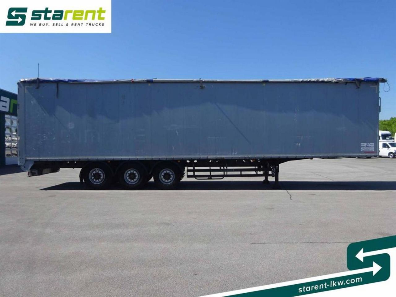 Schwarzmüller Schubbodenauflieger, 92 m³, Funkfernbedienung - Walking floor semi-trailer: picture 4 Schwarzmüller Schubbodenauflieger, 92 m³, Funkfernbedienung - Walking floor semi-trailer: picture 4