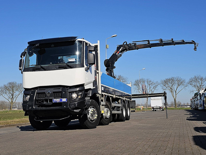 Renault C 430 8X4 HIAB 228ES-5 REM - Dropside/ Flatbed truck, Crane truck: picture 1 Renault C 430 8X4 HIAB 228ES-5 REM - Dropside/ Flatbed truck, Crane truck: picture 1