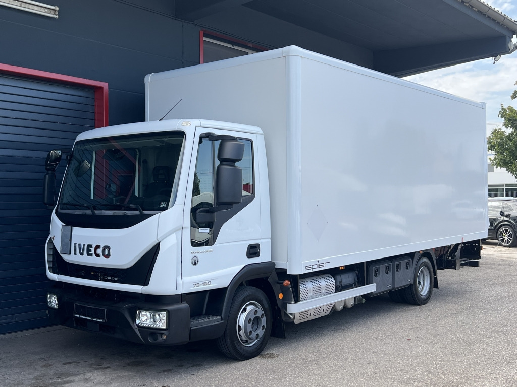 Iveco EuroCargo ML75E16 Klima 6,05m Koffer+LBW 29.'tkm - Box van: picture 1 Iveco EuroCargo ML75E16 Klima 6,05m Koffer+LBW 29.'tkm - Box van: picture 1