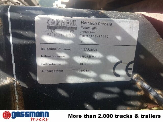 3-S-Kippbrücke, Alu Pendelbordwände und abklappbar, 13 cbm - Tipper body: picture 3 3-S-Kippbrücke, Alu Pendelbordwände und abklappbar, 13 cbm - Tipper body: picture 3