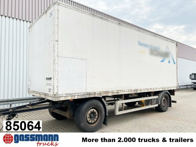 Ackermann Ackermann, Oschersl. KA-F 18/74E mit LBW MBB, - Closed box trailer: picture 1 Ackermann Ackermann, Oschersl. KA-F 18/74E mit LBW MBB, - Closed box trailer: picture 1