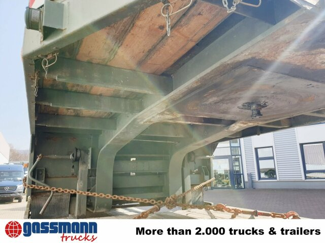Low loader semi-trailer for transportation of heavy machinery BLUMHARDT P 528/803-01, 3-Achs Satteltieflader,: picture 12