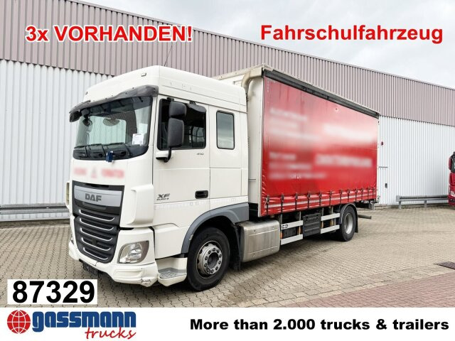 DAF XF 410 FA 4x2, Fahrschule, 2x AHK, 6 Sitze - Dropside/ Flatbed truck: picture 1 DAF XF 410 FA 4x2, Fahrschule, 2x AHK, 6 Sitze - Dropside/ Flatbed truck: picture 1