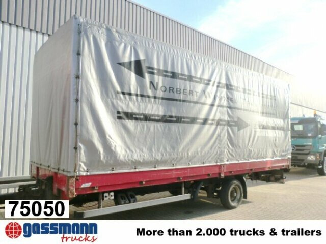 FREYTAG, 1 . Achse fehlt !!! - Curtainsider trailer: picture 1 FREYTAG, 1 . Achse fehlt !!! - Curtainsider trailer: picture 1