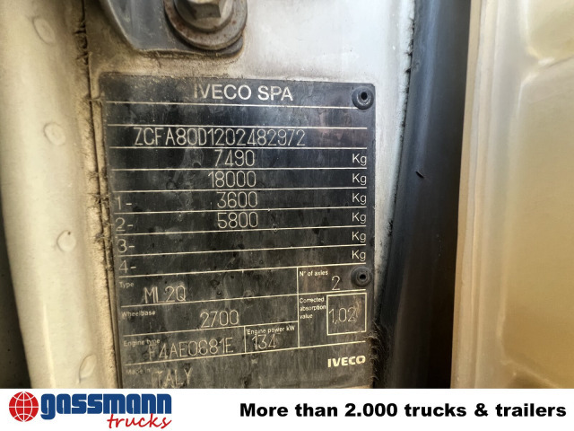 Iveco EuroCargo ML80E18K 4x2 - Tipper: picture 3 Iveco EuroCargo ML80E18K 4x2 - Tipper: picture 3