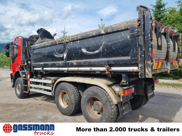 Tipper, Crane truck Iveco Trakker AD380T41W 6x6, Bordmatik beidseitig,: picture 12