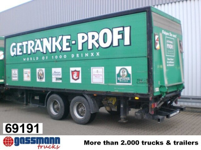 Kögel ZFHB 18, Böse Getränkekoffer, BÄR LBW - Closed box trailer: picture 1 Kögel ZFHB 18, Böse Getränkekoffer, BÄR LBW - Closed box trailer: picture 1