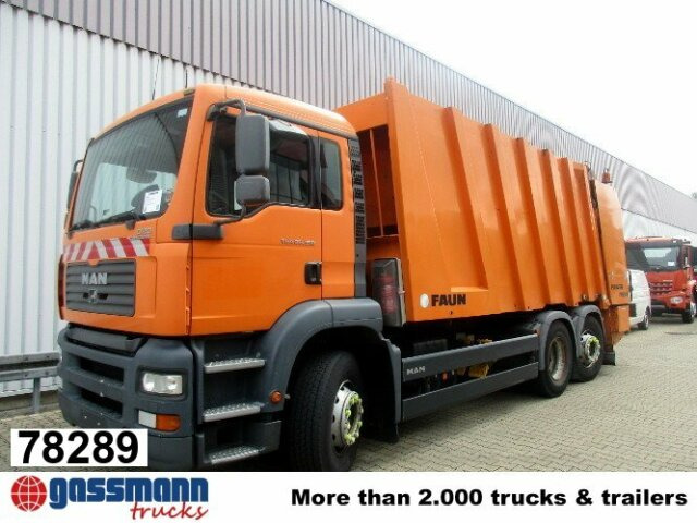 MAN TGA 26.350/400 6x2-2BL FAUN POWER PRESS 524, - Garbage truck: picture 1 MAN TGA 26.350/400 6x2-2BL FAUN POWER PRESS 524, - Garbage truck: picture 1