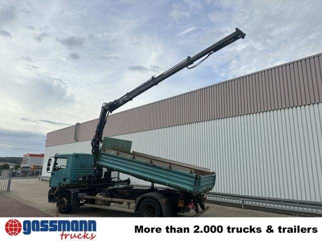 Tipper, Crane truck MAN TGM 18.290 4x2 LL, EEV, Kran Hiab XS 111 ES-3: picture 11