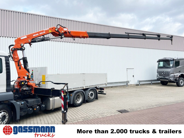 Dropside/ Flatbed truck, Crane truck MAN TGS 26.360/400 6x2-4 BL, Lenk-/Lift, Kran Atlas: picture 13