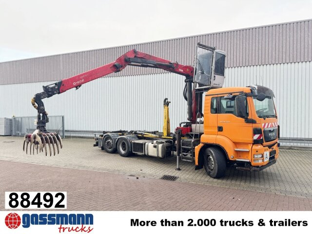 MAN TGS 26.440 6x2-4 BL, Lenk-/Liftachse, - Hook lift truck, Crane truck: picture 1 MAN TGS 26.440 6x2-4 BL, Lenk-/Liftachse, - Hook lift truck, Crane truck: picture 1