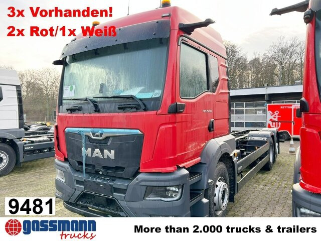 MAN TGS 26.480 6x2-4 BL CH, Lenk-/Lift, OptiView, - Cab chassis truck: picture 1 MAN TGS 26.480 6x2-4 BL CH, Lenk-/Lift, OptiView, - Cab chassis truck: picture 1
