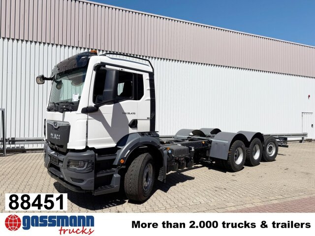MAN TGS 35.470 8x4-4 BL, Lenk-/Liftachse, Navi, - Cab chassis truck: picture 1 MAN TGS 35.470 8x4-4 BL, Lenk-/Liftachse, Navi, - Cab chassis truck: picture 1