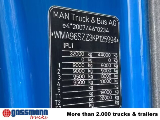 MAN TGS 41.460 8x8 BB, Meiller Stahlmulde ca. 20m³ - Dumper: picture 5 MAN TGS 41.460 8x8 BB, Meiller Stahlmulde ca. 20m³ - Dumper: picture 5