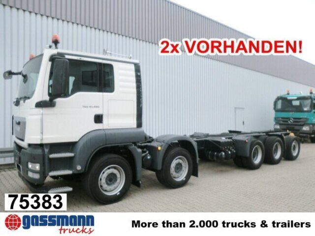 MAN TGS 50.480 BB 10x4, 2x VORHANDEN! - Cab chassis truck: picture 1 MAN TGS 50.480 BB 10x4, 2x VORHANDEN! - Cab chassis truck: picture 1