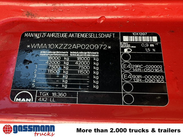 MAN TGX 18.360 4X2 LL, Fahrschule - Container transporter/ Swap body truck: picture 3 MAN TGX 18.360 4X2 LL, Fahrschule - Container transporter/ Swap body truck: picture 3
