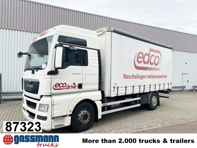 MAN TGX 18.400 4X2 BL, Fahrschule, 2x AHK, 6 Sitzer - Dropside/ Flatbed truck: picture 1 MAN TGX 18.400 4X2 BL, Fahrschule, 2x AHK, 6 Sitzer - Dropside/ Flatbed truck: picture 1