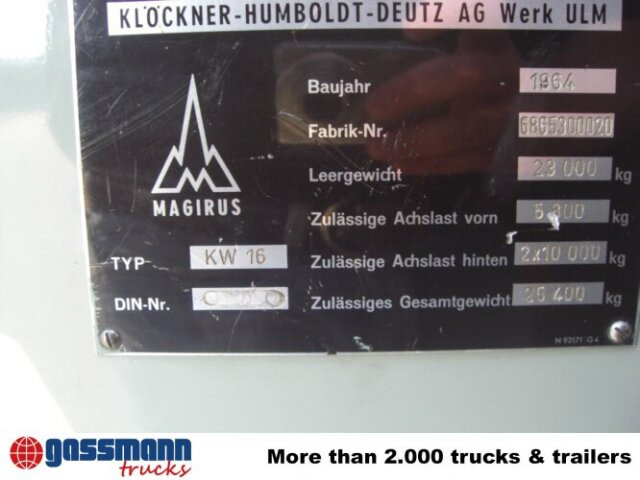 Magirus Deutz Magirus Uranus 250D 22 KW16 - Fire truck, Crane truck: picture 4 Magirus Deutz Magirus Uranus 250D 22 KW16 - Fire truck, Crane truck: picture 4