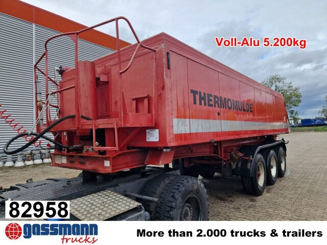 Meierling MSK 24 Voll-Alu Iso-Kastenmulde, ca. 25m³, 2x - Tipper semi-trailer: picture 1 Meierling MSK 24 Voll-Alu Iso-Kastenmulde, ca. 25m³, 2x - Tipper semi-trailer: picture 1