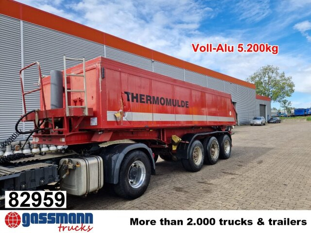 Meierling MSK 24 Voll-Alu Iso-Kastenmulde, ca. 25m³, 2x - Tipper semi-trailer: picture 1 Meierling MSK 24 Voll-Alu Iso-Kastenmulde, ca. 25m³, 2x - Tipper semi-trailer: picture 1