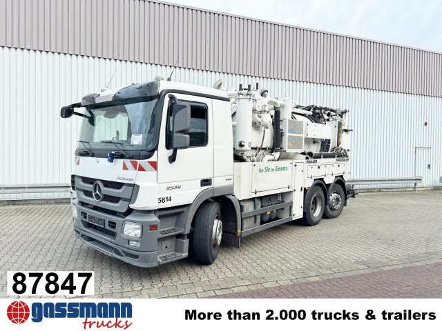 Mercedes-Benz Actros 2536 L 6x2, Müller Saug- und Spülwagen - Road sweeper: picture 1 Mercedes-Benz Actros 2536 L 6x2, Müller Saug- und Spülwagen - Road sweeper: picture 1