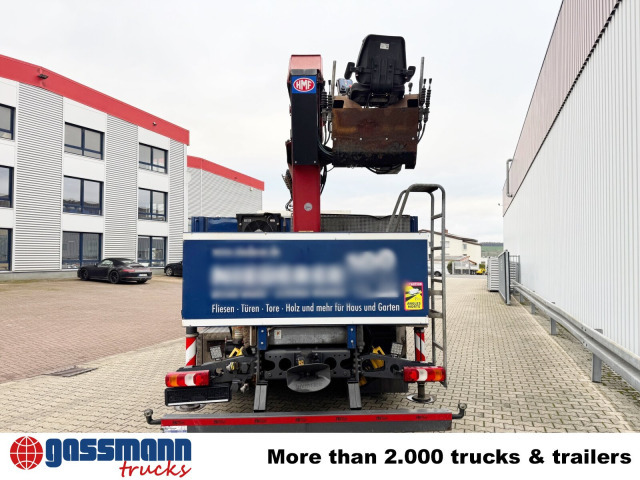 Dropside/ Flatbed truck, Crane truck Mercedes-Benz Antos 2540 L 6x2, Lenkachse, HMF 2110-L3: picture 11