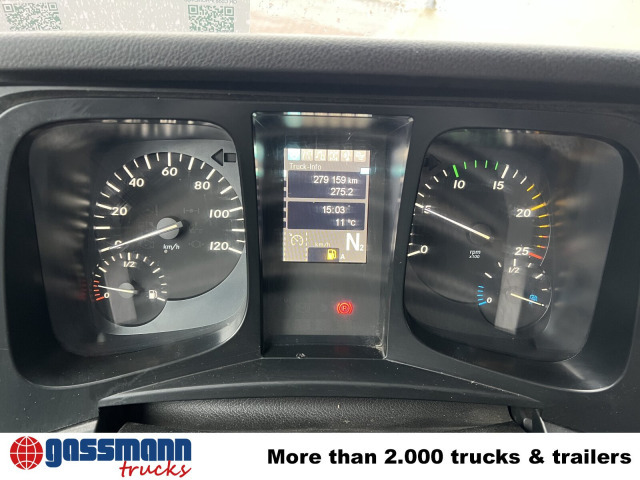 Dropside/ Flatbed truck, Crane truck Mercedes-Benz Antos 2540 L 6x2, Lenkachse, HMF 2110-L3: picture 7