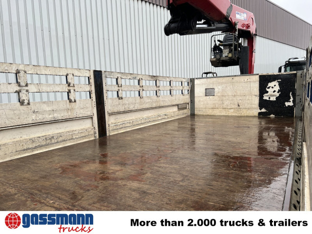 Dropside/ Flatbed truck, Crane truck Mercedes-Benz Antos 2540 L 6x2, Lenkachse, HMF 2110-L3: picture 15