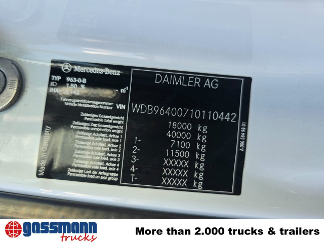 Mercedes-Benz Arocs 1827/30 A 4x4, mehrfach vorhanden! - Cab chassis truck: picture 4 Mercedes-Benz Arocs 1827/30 A 4x4, mehrfach vorhanden! - Cab chassis truck: picture 4