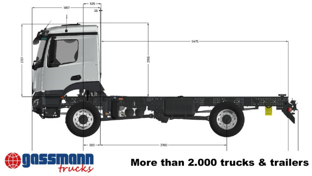 Mercedes-Benz Arocs 1827/30 A 4x4, mehrfach vorhanden! - Cab chassis truck: picture 5 Mercedes-Benz Arocs 1827/30 A 4x4, mehrfach vorhanden! - Cab chassis truck: picture 5