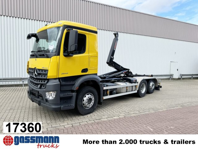 Mercedes-Benz Arocs 2642 L 6x2/42, Liftachse, Hiab 21S56 bis - Hook lift truck: picture 1 Mercedes-Benz Arocs 2642 L 6x2/42, Liftachse, Hiab 21S56 bis - Hook lift truck: picture 1