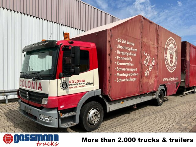 Curtainsider truck Mercedes-Benz Atego 1223 L 4x2, Kompl. Zug, Lift- &: picture 9