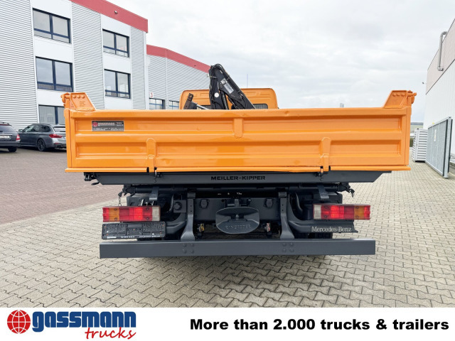 Tipper, Crane truck Mercedes-Benz Atego 815 K 4x2 mit Kran Hiab 055 B-1 CL: picture 12