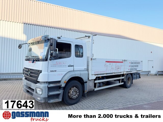 Mercedes-Benz Axor 1829 L 4x2, 6-Sitzer - Dropside/ Flatbed truck: picture 1 Mercedes-Benz Axor 1829 L 4x2, 6-Sitzer - Dropside/ Flatbed truck: picture 1