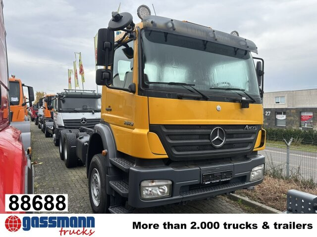 Mercedes-Benz Axor 2629 K 6x4, PTO, Steel, Manual, 6-Zylinder - Cab chassis truck: picture 1 Mercedes-Benz Axor 2629 K 6x4, PTO, Steel, Manual, 6-Zylinder - Cab chassis truck: picture 1