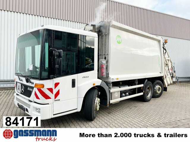 Mercedes-Benz Econic 2633 L/NLA 6x2/4, Lenkachse, - Garbage truck: picture 1 Mercedes-Benz Econic 2633 L/NLA 6x2/4, Lenkachse, - Garbage truck: picture 1