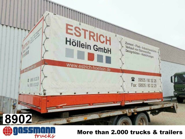 Pritschenaufbau mit Plane - Curtainside swap body: picture 1 Pritschenaufbau mit Plane - Curtainside swap body: picture 1