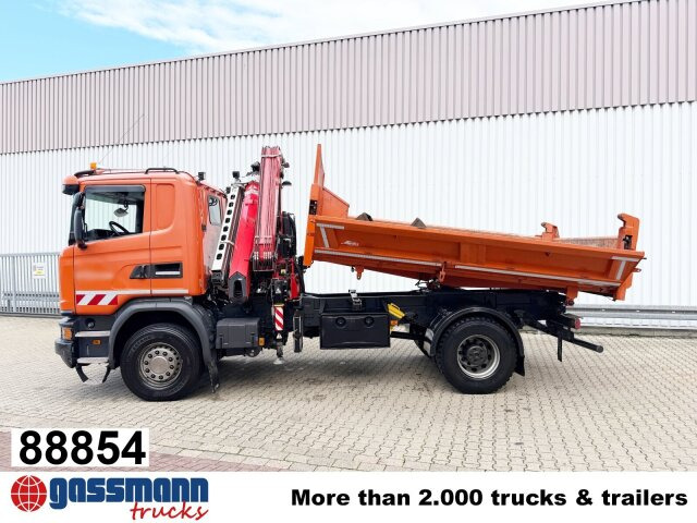 Scania G 450 4x2, Bordmatik, Kran Fassi F185A.2.24, - Tipper, Crane truck: picture 1 Scania G 450 4x2, Bordmatik, Kran Fassi F185A.2.24, - Tipper, Crane truck: picture 1