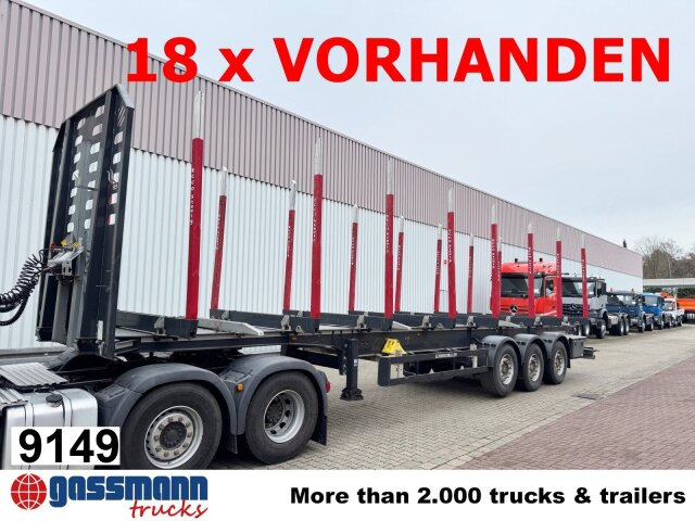 Schwarzmüller 3-Achs Holzauflieger, Liftachse, MEHRFACH - Timber semi-trailer: picture 1 Schwarzmüller 3-Achs Holzauflieger, Liftachse, MEHRFACH - Timber semi-trailer: picture 1