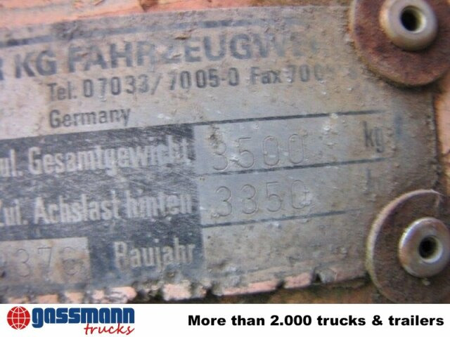 TTS-3,5 mit Auffahrrampe - Low loader trailer: picture 2 TTS-3,5 mit Auffahrrampe - Low loader trailer: picture 2