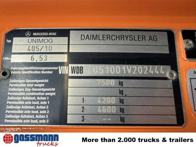 Unimog U300 405/10 4x4, Kommunalhydraulik, - Van: picture 5 Unimog U300 405/10 4x4, Kommunalhydraulik, - Van: picture 5