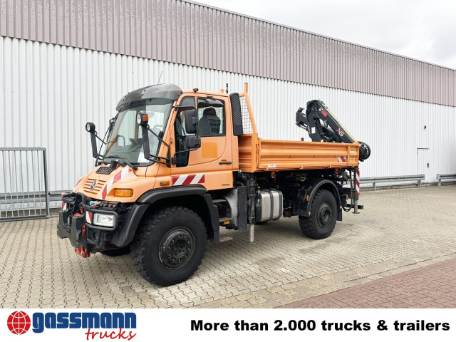 Van Unimog U500 4x4 405/40 mit Heckkran Hiab 077-1 HiDuo,: picture 8