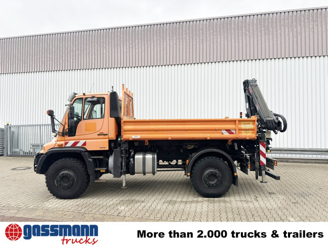 Van Unimog U500 4x4 405/40 mit Heckkran Hiab 077-1 HiDuo,: picture 11