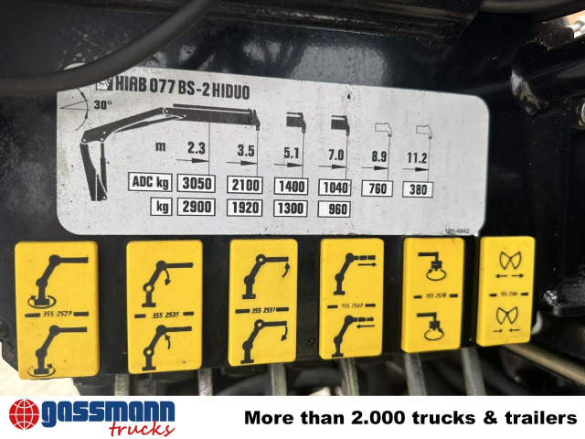 Van Unimog U500 4x4 405/40 mit Heckkran Hiab 077-1 HiDuo,: picture 15