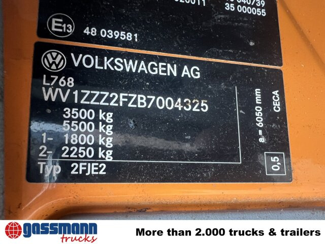 Volkswagen Crafter 2.5 TDI 4x2 Doka, Meiller Kipper - Tipper: picture 2 Volkswagen Crafter 2.5 TDI 4x2 Doka, Meiller Kipper - Tipper: picture 2