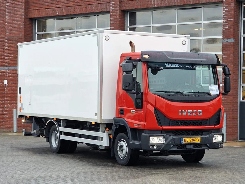 Iveco EuroCargo 120 210 - Isotherm box - Zepro loadlift - Low KM - Airco - Camera - Box truck: picture 1 Iveco EuroCargo 120 210 - Isotherm box - Zepro loadlift - Low KM - Airco - Camera - Box truck: picture 1