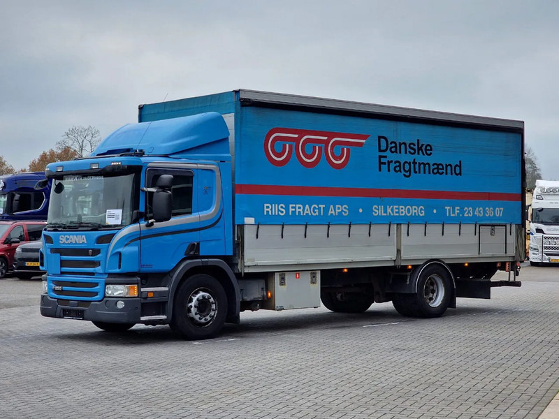 Scania P250 4x2 - Loadlift - Side boards - Full air - Euro 6 - Curtainsider truck: picture 3 Scania P250 4x2 - Loadlift - Side boards - Full air - Euro 6 - Curtainsider truck: picture 3