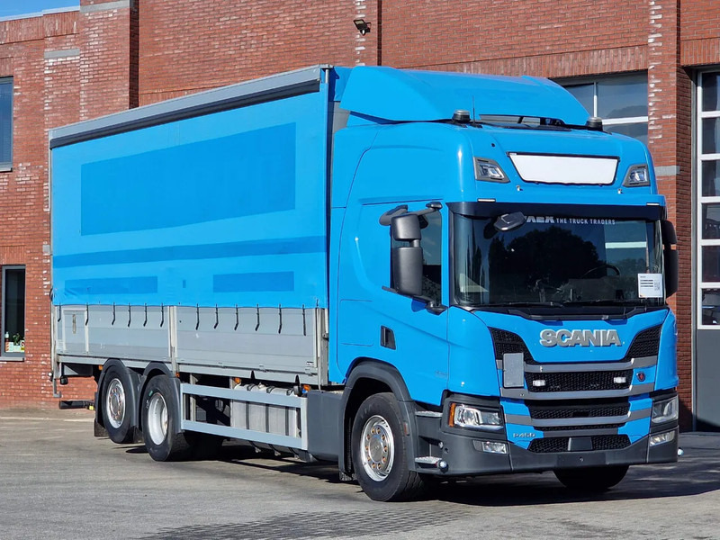 Scania P450 Highline 6x2*4 - Zepro loadlift - Steering axle - 5.15 WB - Full air - - Curtainsider truck: picture 1 Scania P450 Highline 6x2*4 - Zepro loadlift - Steering axle - 5.15 WB - Full air - - Curtainsider truck: picture 1